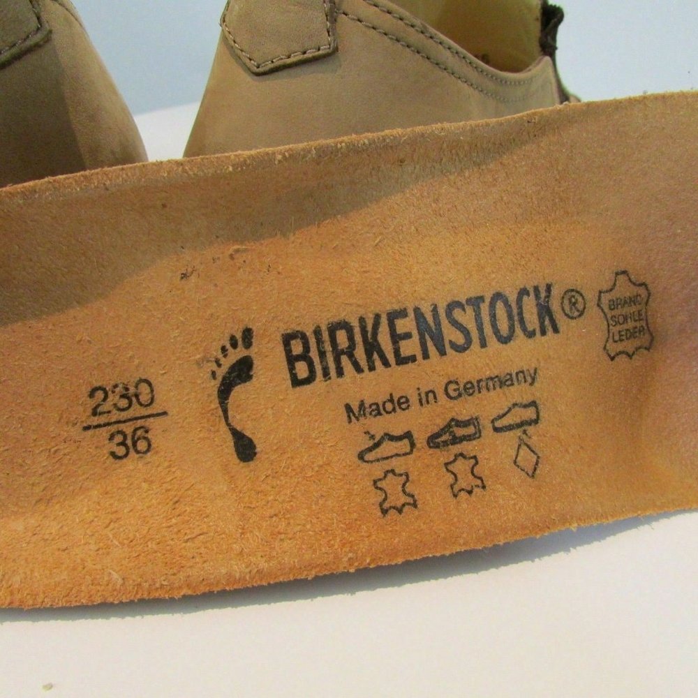 Birkenstock Footprints Nubuck Loafer Shoes Size 36 Gem